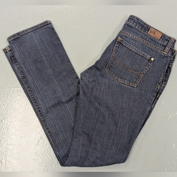 Bullhead Venice skinny size 7 long juniors denim blue jeans - Picture 1 of 12